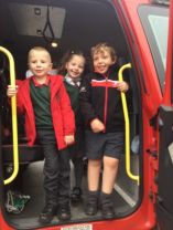 Year 2 visit by the Fire Service 