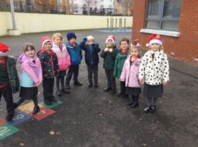 Daily Santa mile with Mrs Norton’s Class 