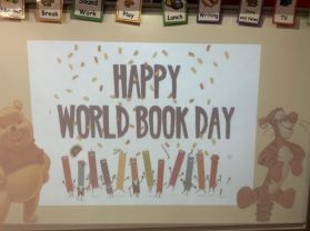 Miss Hawthorne’s class celebrate Woeld