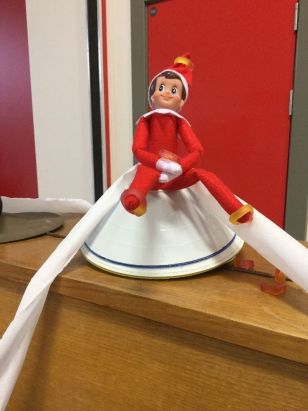Mischief with McJingles our Year 3 elf!